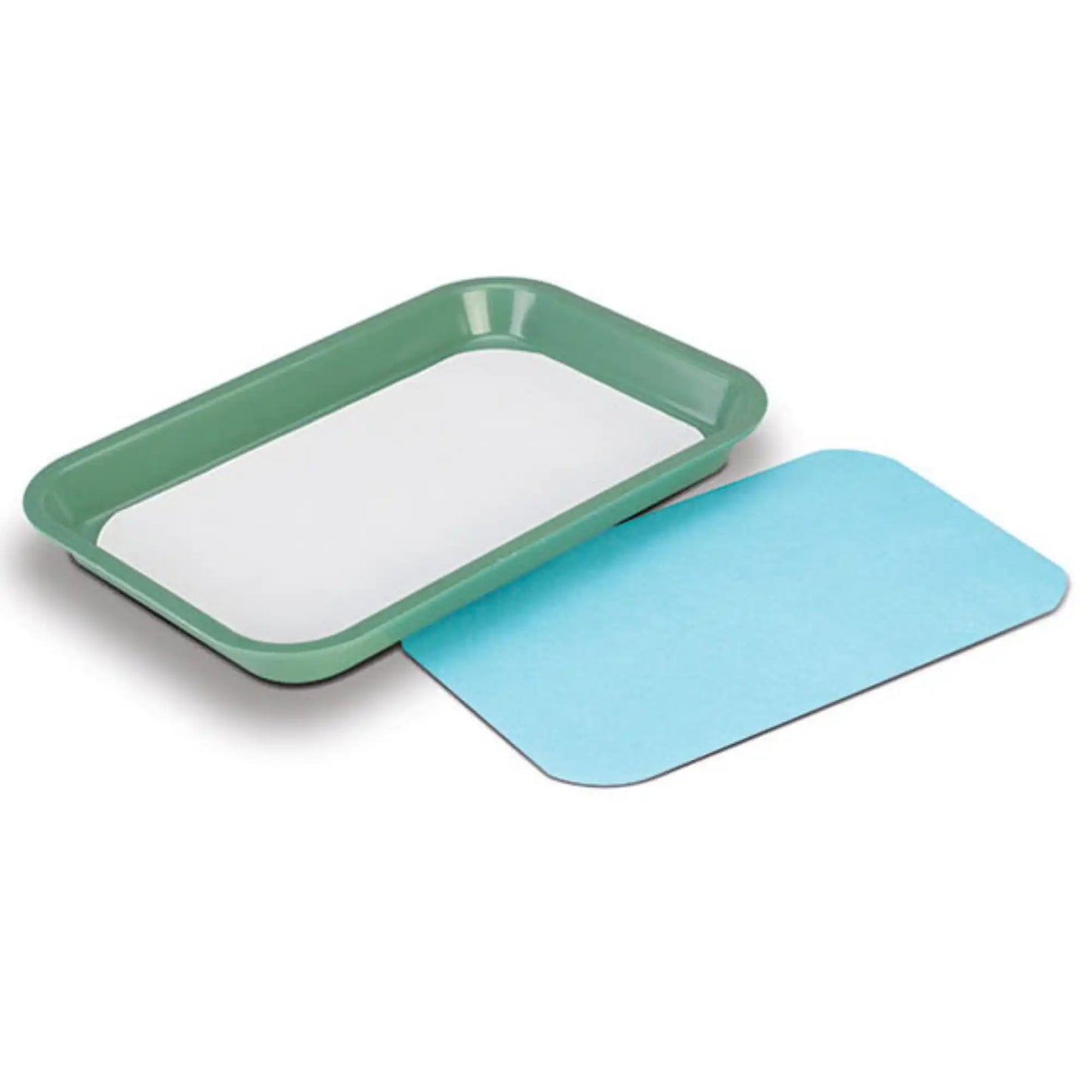 White and blue disposable dental tray covers 8.5 x 12.25 inches 1000 pack 3BS Dahabi Montreal Canada