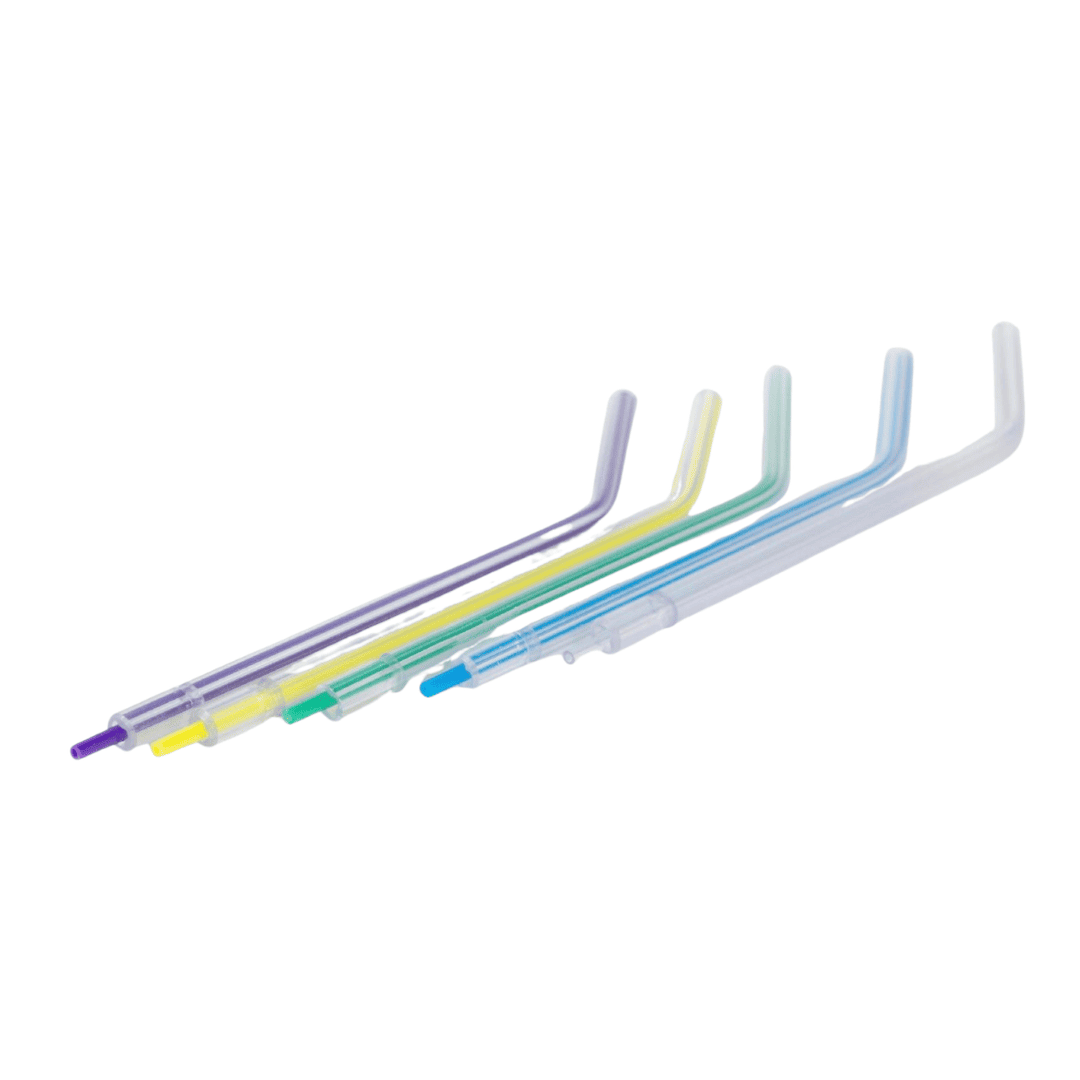 Disposable Air Water Syringe Tips Assorted Colors 250 Pack for Dental 3-Way Syringes