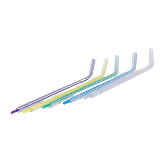 Disposable Air Water Syringe Tips Assorted Colors 250 Pack for Dental 3-Way Syringes