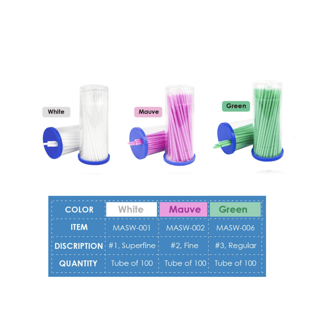Regular fine superfine Dental Microbrush Applicators
