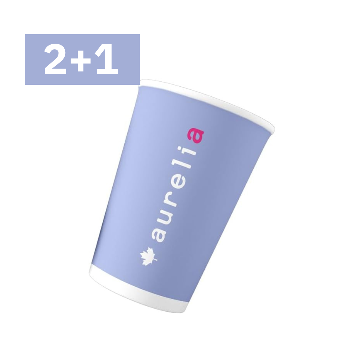 Aurelia Lavender Biodegradable Paper Cups 5 oz – 1000/Case | Dental Cups Canada