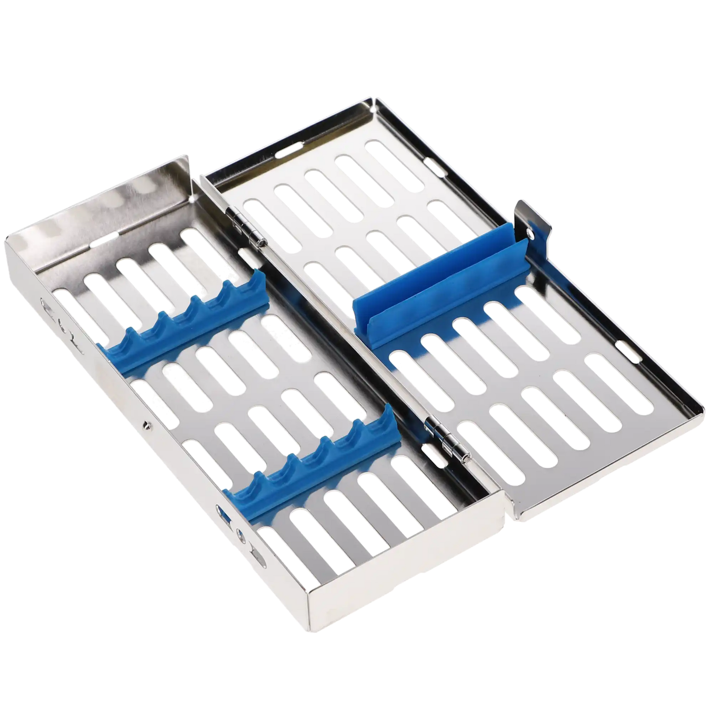 Cassette de stérilisation non détachable pour 5 instruments - 180x70x22, sans verrou