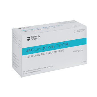 Citanest Plain 4% Blue (50) (Prilocaine)