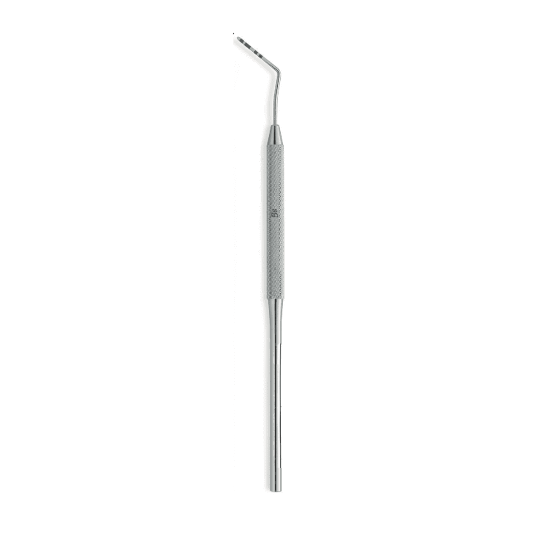 Goldman-Fox single-ended stainless steel periodontal probe for dental pocket measurements
