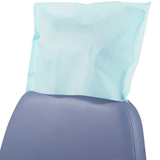 Headrest Covers, 10" x 13", Blue, 500/Pk