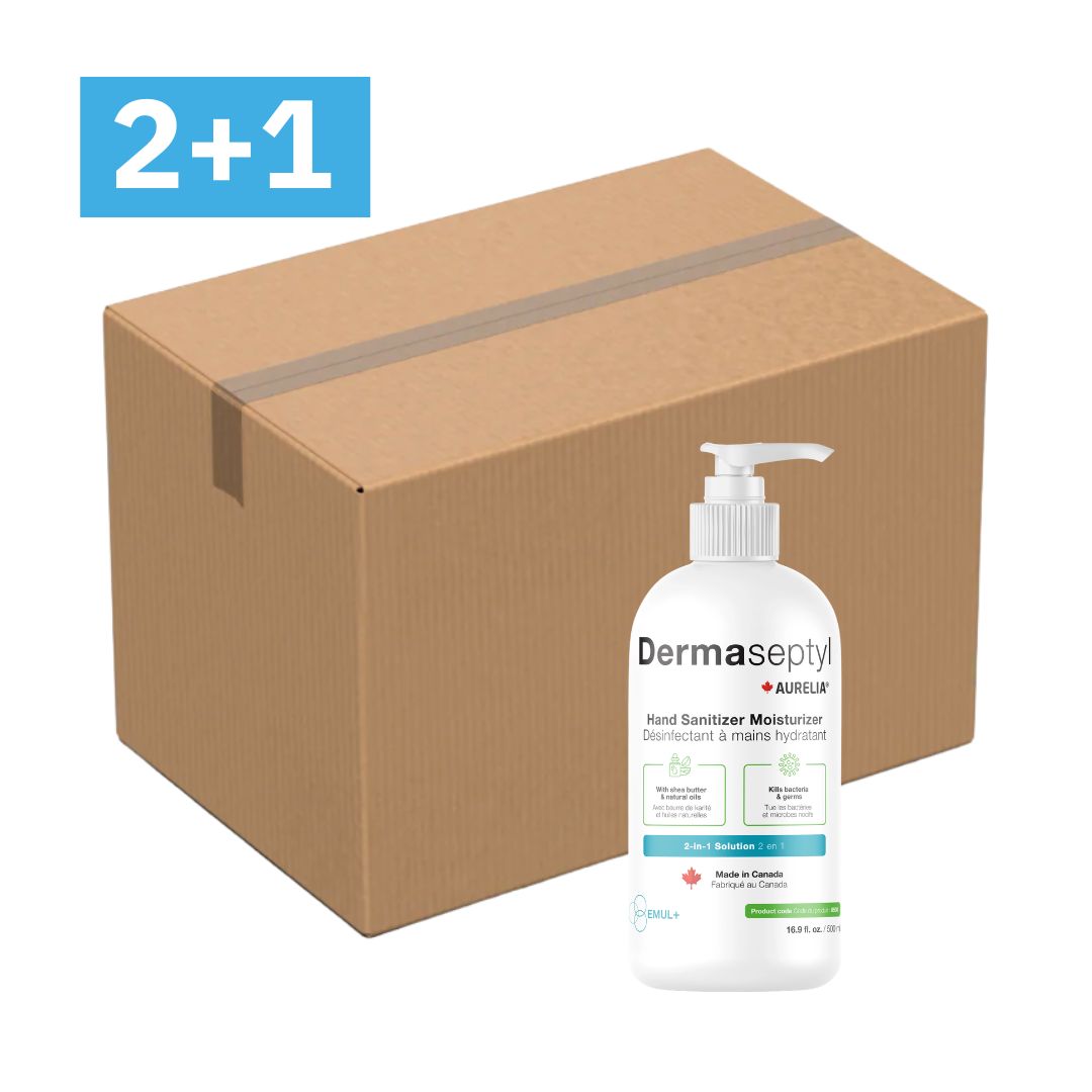 Buy DermaSeptyl Hand Sanitizer 500ml Pump Canada | 63% Alcohol | Kills 99.9% Bacteria
