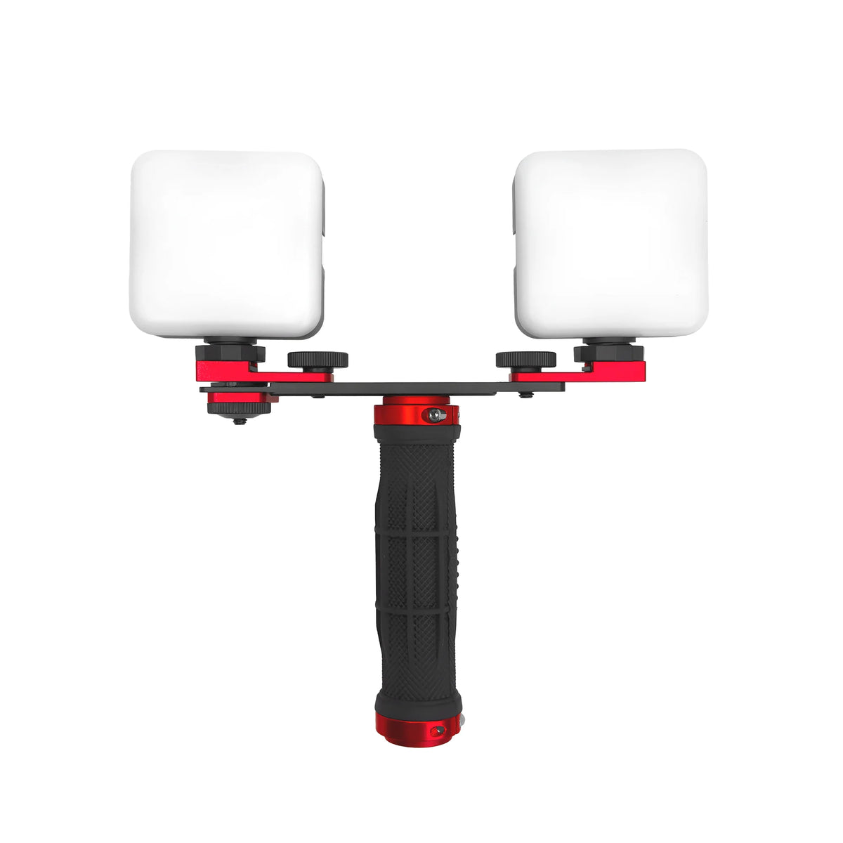 MK016 mobile LED light with phone holder for dental photography.