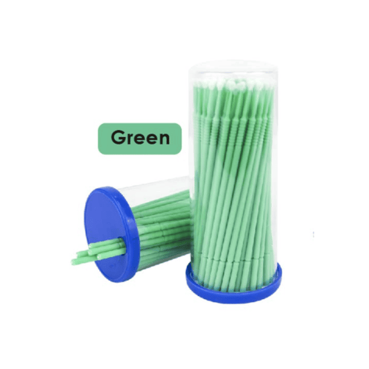 Disposable Dental Micro Applicators Green