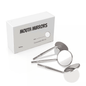 Chrome cone socket mouth mirror heads size #4, #5, #3 front surface dental mirrors 12 pack compatible with cone socket handles