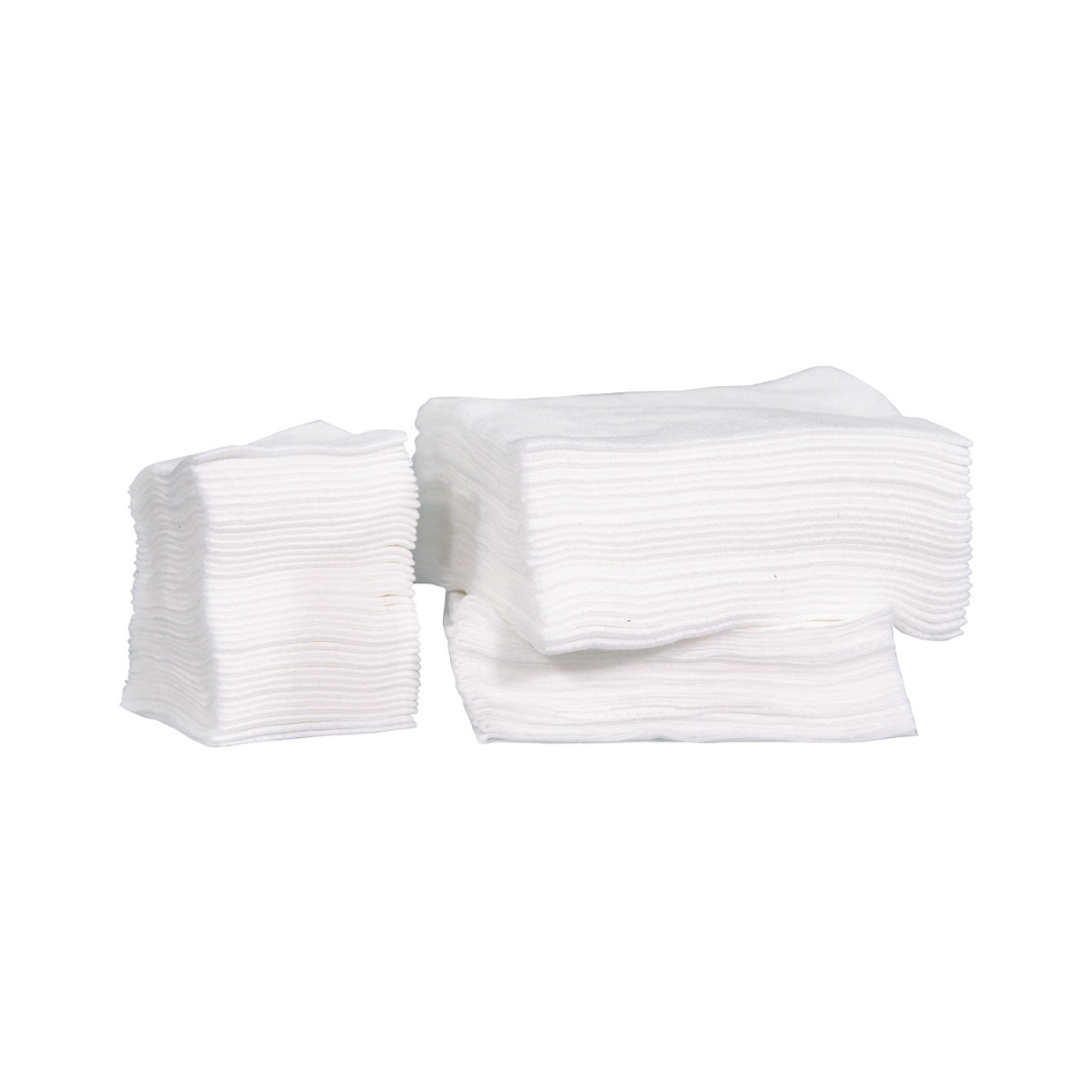 Case of 2000 non-woven 4x4 gauze sponges for dental clinics and medical practices