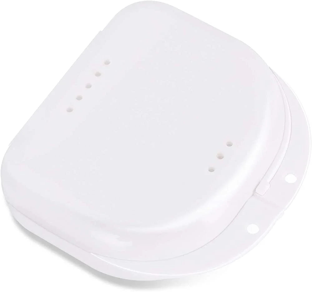 White Retainer Cases NightGuard- Mouthguard Box