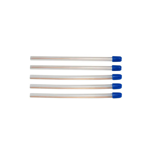 Clear dental saliva ejectors with blue tip latex free 100 per bag 3BS Dahabi Montreal Canada SE-002