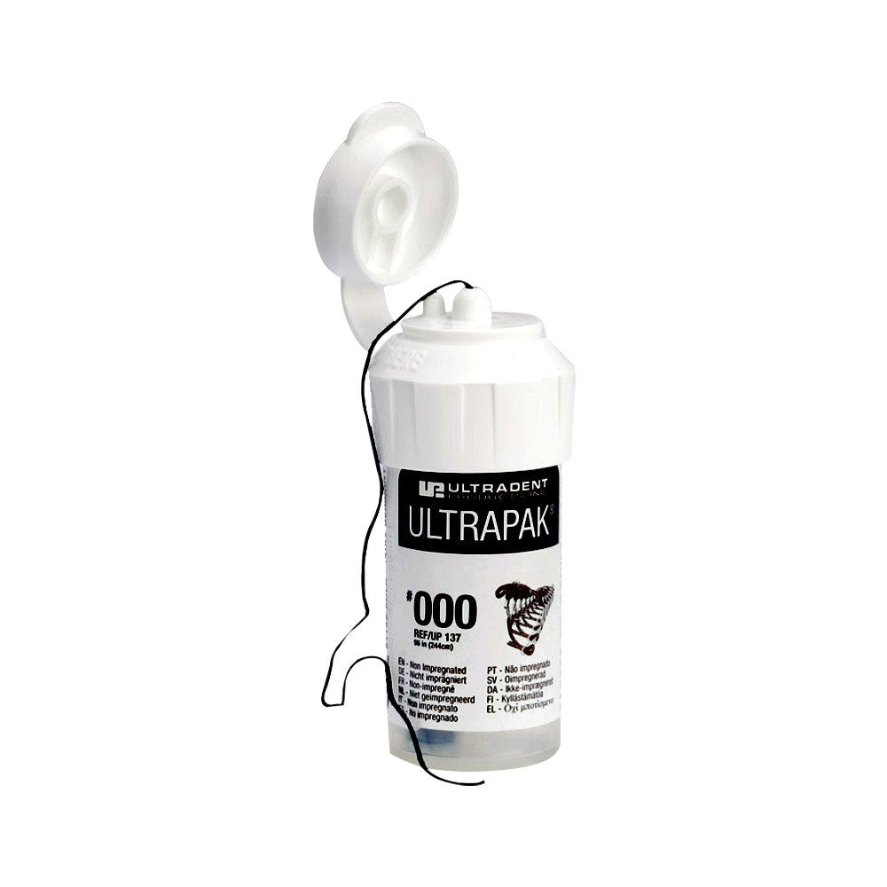 Cosmetic Dentistry, Ultrapak Knitted Retraction Cord black 000