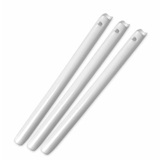 Disposable High Volume Evacuator (HVE) Tips White 6 Inch Vented 100 Pack